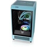 Thermaltake The Tower 200 , Tower-Gehäuse türkis, Tempered Glas