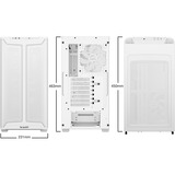 be quiet! PURE BASE 501 DX , Tower-Gehäuse weiß, Tempered Glass