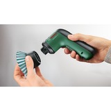 Bosch Akku-Bürste UniversalBrush Set, 3,6Volt, Bürstenschleifer grün/schwarz, mit Zubehör-Set