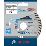 Bosch PRO Multi Material Diamant-Trennscheibe, Ø 115mm Bohrung 22,23mm