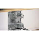 Bosch SMI4HTS14E Serie 4, Spülmaschine edelstahl (gebürstet), 60 cm, Home Connect