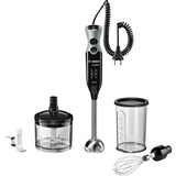 Bosch Stabmixer ErgoMixx MSM67170 schwarz/grau, 750 Watt, mit Zerkleinerer und Schneebesen