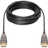 Digitus DisplayPort AOC Hybrid Glasfaserkabel, UHD 8K schwarz, 30 Meter