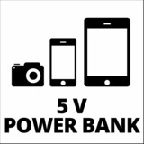 EINHELL Jump-Start Powerbank CE-JS 8 rot/schwarz, Starthilfe für Benziner