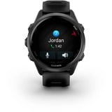 Garmin Garmin Forerunner 570 42mm   Black/Slate Grey, Smartwatch schwarz/dunkelgrau, 42 mm, Silikon-Amband