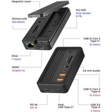 ICY BOX IB-DK4072M-CU31, Dockingstation USB-C, PD, M.2, HDMI