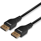 Lindy DisplayPort 1.4 Kabel, Slim schwarz, 2 Meter