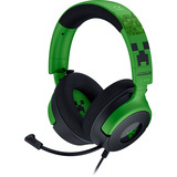 Razer Kraken V4 X - Minecraft Edition, Gaming-Headset schwarz/grün