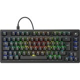 Sharkoon SKILLER SGK25, Gaming-Tastatur schwarz, DE-Layout, Huano Red