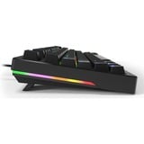 Sharkoon SKILLER SGK25, Gaming-Tastatur schwarz, DE-Layout, Huano Red
