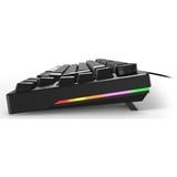 Sharkoon SKILLER SGK25, Gaming-Tastatur schwarz, DE-Layout, Huano Red