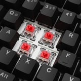 Sharkoon SKILLER SGK25, Gaming-Tastatur schwarz, DE-Layout, Huano Red