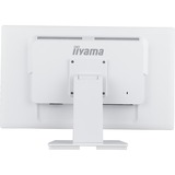 iiyama ProLite T2452MSC-W1, LED-Monitor 61 cm (24 Zoll), weiß/schwarz, FullHD, IPS, Touchscreen