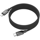 Ansmann Magnetisches USB Typ-C auf Lightning Ladekabel schwarz, USB-C / Lightning