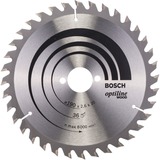 Bosch Kreissägeblatt Optiline Wood, Ø 190mm, 36Z Bohrung 30mm, für Handkreissägen
