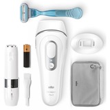 Braun Silk-expert Pro 3 IPL PL3129, Haarentferner weiß/silber, inkl. Tasche + Face Mini-Gesichtshaarentferner + Gillette Venus Smooth