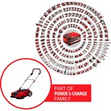 EINHELL Akku-Kehrmaschine TE-SW 18/610 Li-Solo, 18Volt rot/schwarz, ohne Akku und Ladegerät