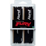 Kingston FURY DIMM 64 GB DDR5-6000 (2x 32 GB) Dual-Kit, Arbeitsspeicher schwarz, KF560C30BBK2-64, Fury Beast, INTEL XMP