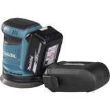 Makita Akku-Exzenterschleifer DBO180Z, 18Volt blau/schwarz, ohne Akku und Ladegerät
