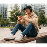 Medion Life HX1-Pure Over-Ear-Kopfhörer  schwarz, Bluetooth