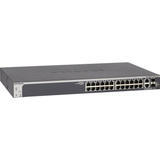 Netgear 24-Port Gigabit Smart Switch GS728TX grau, inkl. 1 Jahres Abonnement von Insight