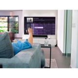 ONE FOR ALL Ersatzfernbedienung Apple Siri Remote 3in1 schwarz, für Apple TV, mit Backlight
