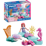 PLAYMOBIL 72107 Fantasy & Magic Meerjungfrau mit Geschenk, Konstruktionsspielzeug 