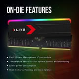 PNY DIMM 32 GB DDR5-6000 (2x 16 GB) Dual-Kit, Arbeitsspeicher schwarz, MD32GK2D5600036XRGB, XLR8 Gaming EPIC-X RGB, INTEL XMP, AMD EXPO