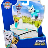 Spin Master Paw Patrol - Schneemobil mit Everest Spielfigur, Spielfahrzeug 