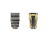 Thermal Grizzly DeltaMate Quick Disconnect, Verbindung silber (glänzend)/nickel, Female - M