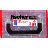 fischer FixTainer - DuoPower/DuoTec + Schrauben, Dübel hellgrau/rot, 200-teilig