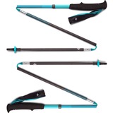 Black Diamond Trekkingstöcke Distance Carbon Z, Fitnessgerät türkis, 1 Paar, 100 cm