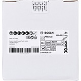 Bosch PRO R574 X-LOCK Fiberschleifscheibe, Ø 125mm, K24 Bohrung 22,23mm