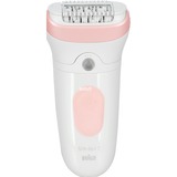 Braun Silk-épil 7-000, Epiliergerät weiß/rosa