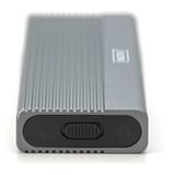 Digitus DA-71156 USB M.2 SSD , Laufwerksgehäuse aluminium, NVMe + SATA 10 Gbps 