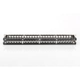 Digitus Modulares High Density Patch Panel, 24-Port, Rack Mount, geschirmt, Patchpanel schwarz, 1 HE, für Keystone-Module, mit Beschriftungsfeld