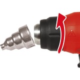 EINHELL Akku-Heißluftpistole TE-HA 18 Li-Solo, Heißluftgebläse rot/schwarz, ohne Akku und Ladegerät
