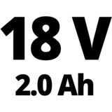 EINHELL Power X-Change Akku-Fugenreiniger GC-CC 18Li Kit, 18Volt rot/schwarz, Li-Ionen-Akku 2,0Ah