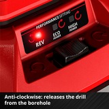 EINHELL Professional Akku-Erdbohrer GP-EA 18/150 Li BL - Solo, 18Volt rot, ohne Akku und Ladegerät