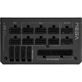 FSP MEGA TI 1350W, PC-Netzteil schwarz, 2x 12-Pin High Power GPU, 6x PCIe, Kabelmanagement, 1350 Watt
