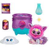 Moose Toys Magic Mixies - S4 Magical Gem Surprise Zauberkessel Mond, Spielfigur sortierter Artikel