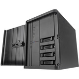 SilverStone SST-CS240, Tower-Gehäuse schwarz, NAS-Gehäuse
