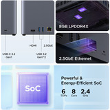 Ugreen DH4300 Plus, NAS schwarz