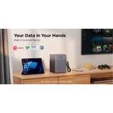 Ugreen DH4300 Plus, NAS schwarz