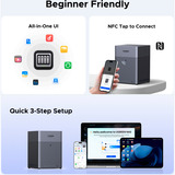 Ugreen DH4300 Plus, NAS schwarz