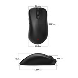 Zowie EC1-DW, Gaming-Maus schwarz, Größe L