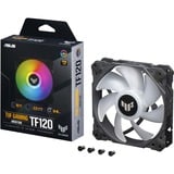 ASUS TUF GAMING TF120 ARGB, Gehäuselüfter schwarz/transparent, 120 mm