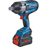 Bosch Akku-Schlagschrauber BITURBO GDS 18V-1050 H Professional, 18Volt blau/schwarz, 2x Akku ProCORE18V 5,5Ah, 3/4", in L-BOXX