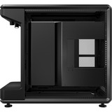 Cooler Master MasterFrame 360 Stage LCD , Tower-Gehäuse schwarz, Tempered Glass x 2