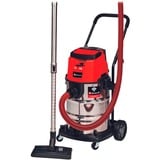 EINHELL Professional Akku-Nass-/Trockensauger TP-VC 36/30 S Auto - Solo, 36Volt (2x18V) rot/edelstahl, ohne Akku und Ladegerät